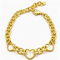 Bracciale Manu Bracelets and More Donna Rubacuore in Alluminio RONBRSATRU01